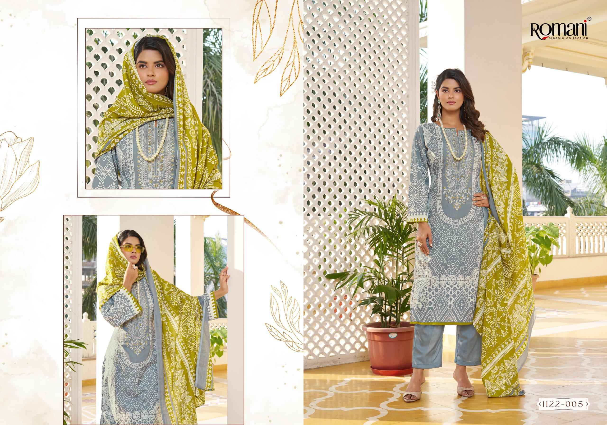 Romani Aarzu Vol 24 Cotton Dress Material 8 pcs Catalogue