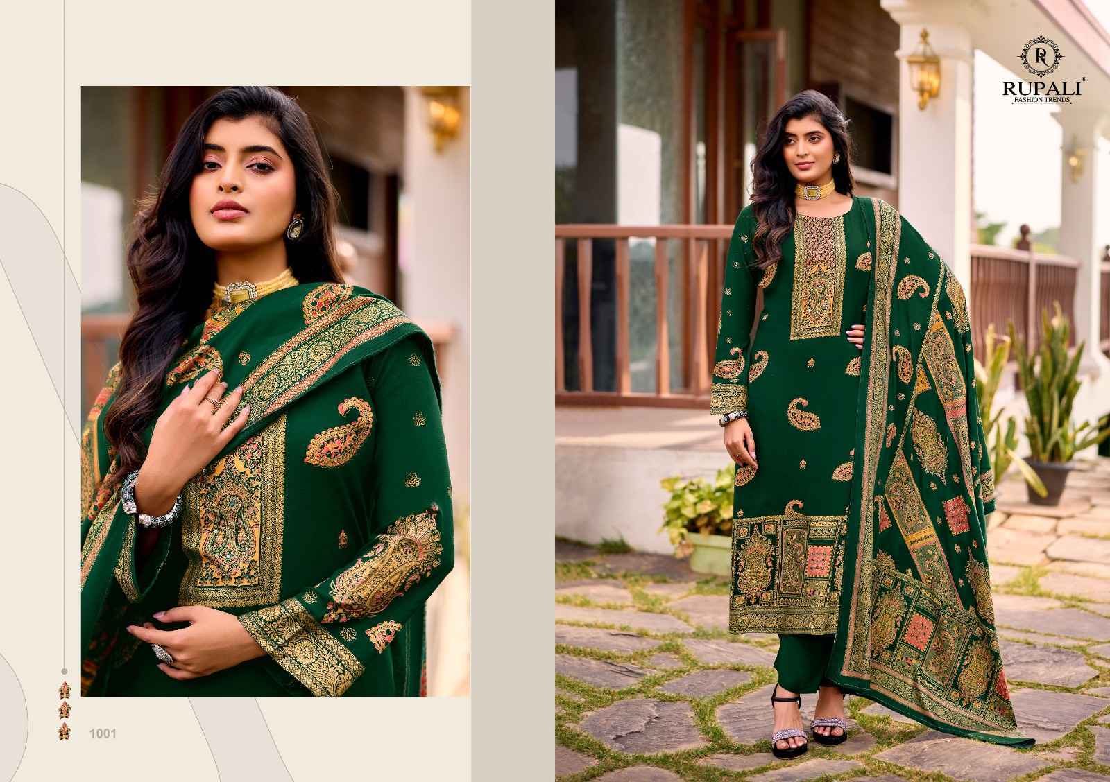 Rupali Adeena Vol 3 Viscouse Pashmina Dress Material 4 pcs Catalogue