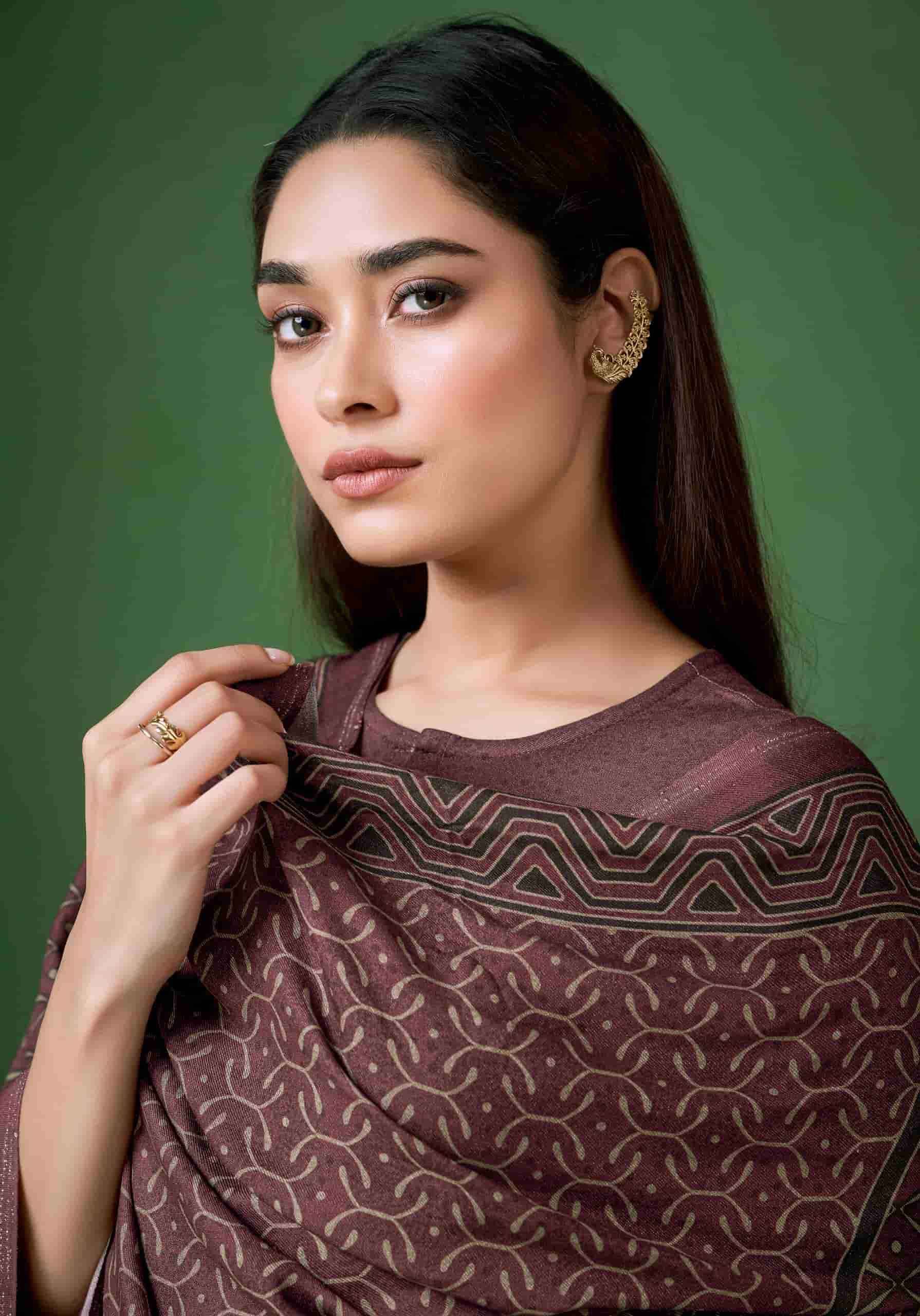 Sahiba Jugnuma Pashmina Dress Material 6 pcs Catalogue