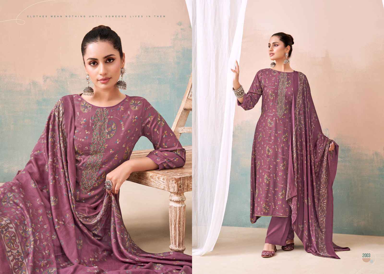 Salvi Shalini Winter Vol 2 Once Again Viscose Pashmina Dress Material 8 pcs Catalogue