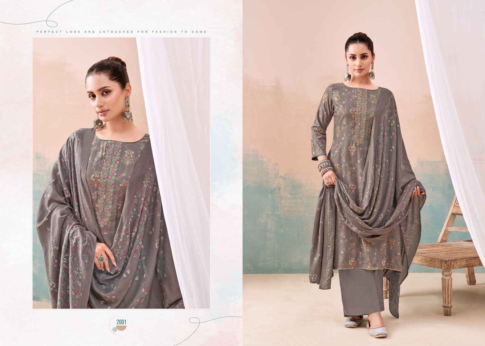 Salvi Shalini Winter Vol 2 Once Again Viscose Pashmina Dress Material 8 pcs Catalogue