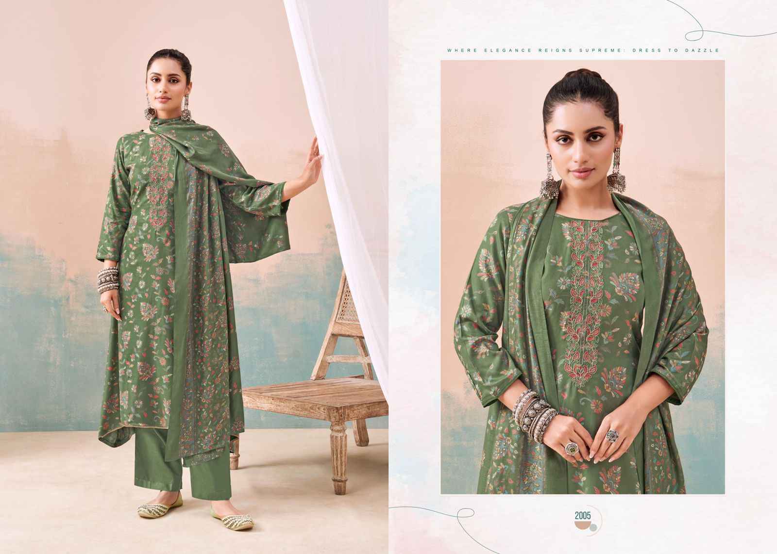 Salvi Shalini Winter Vol 2 Once Again Viscose Pashmina Dress Material 8 pcs Catalogue
