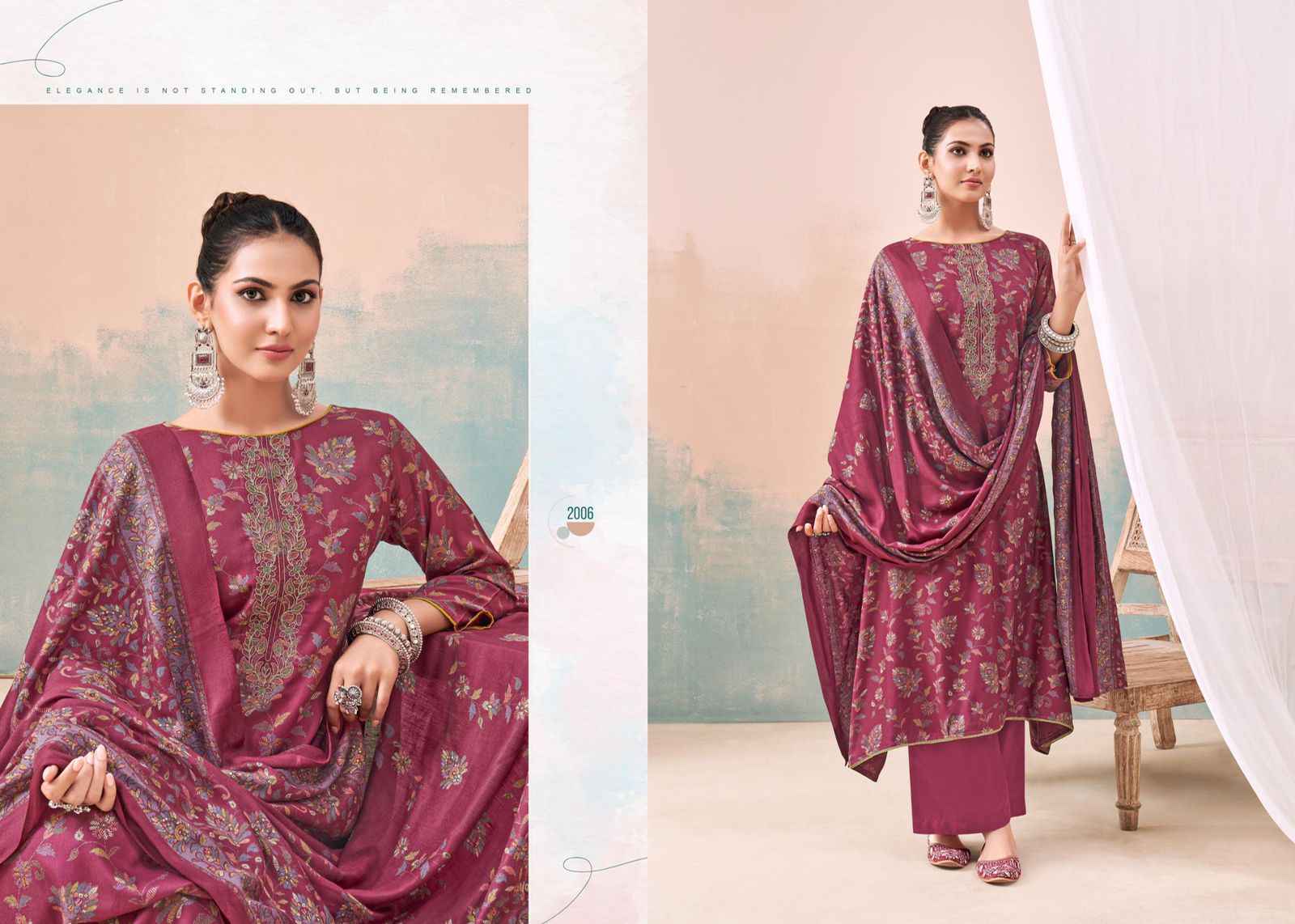 Salvi Shalini Winter Vol 2 Once Again Viscose Pashmina Dress Material 8 pcs Catalogue