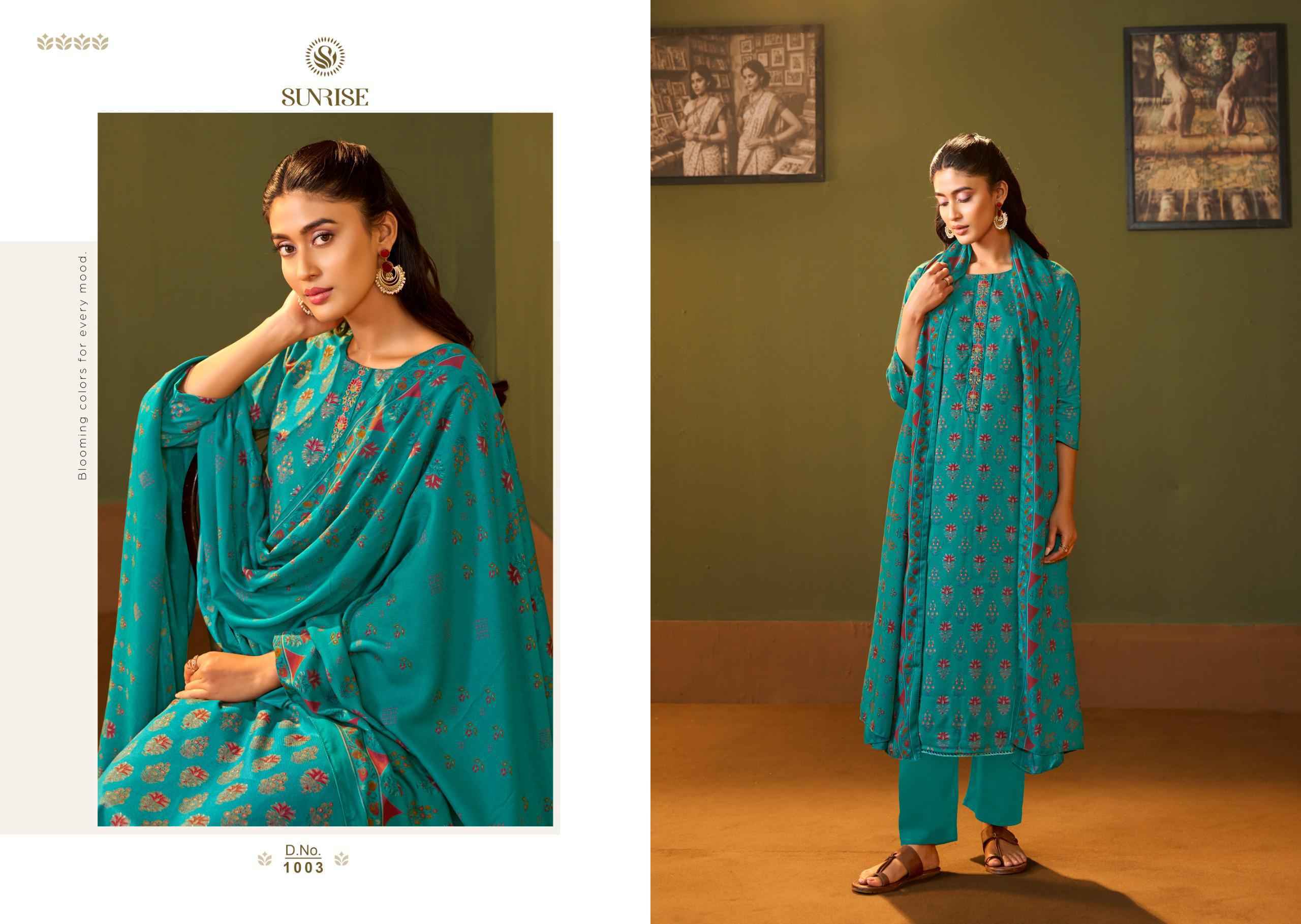 Sunrise Signora Winter Viscose Pashmina Dress Material 8 pcs Catalogue