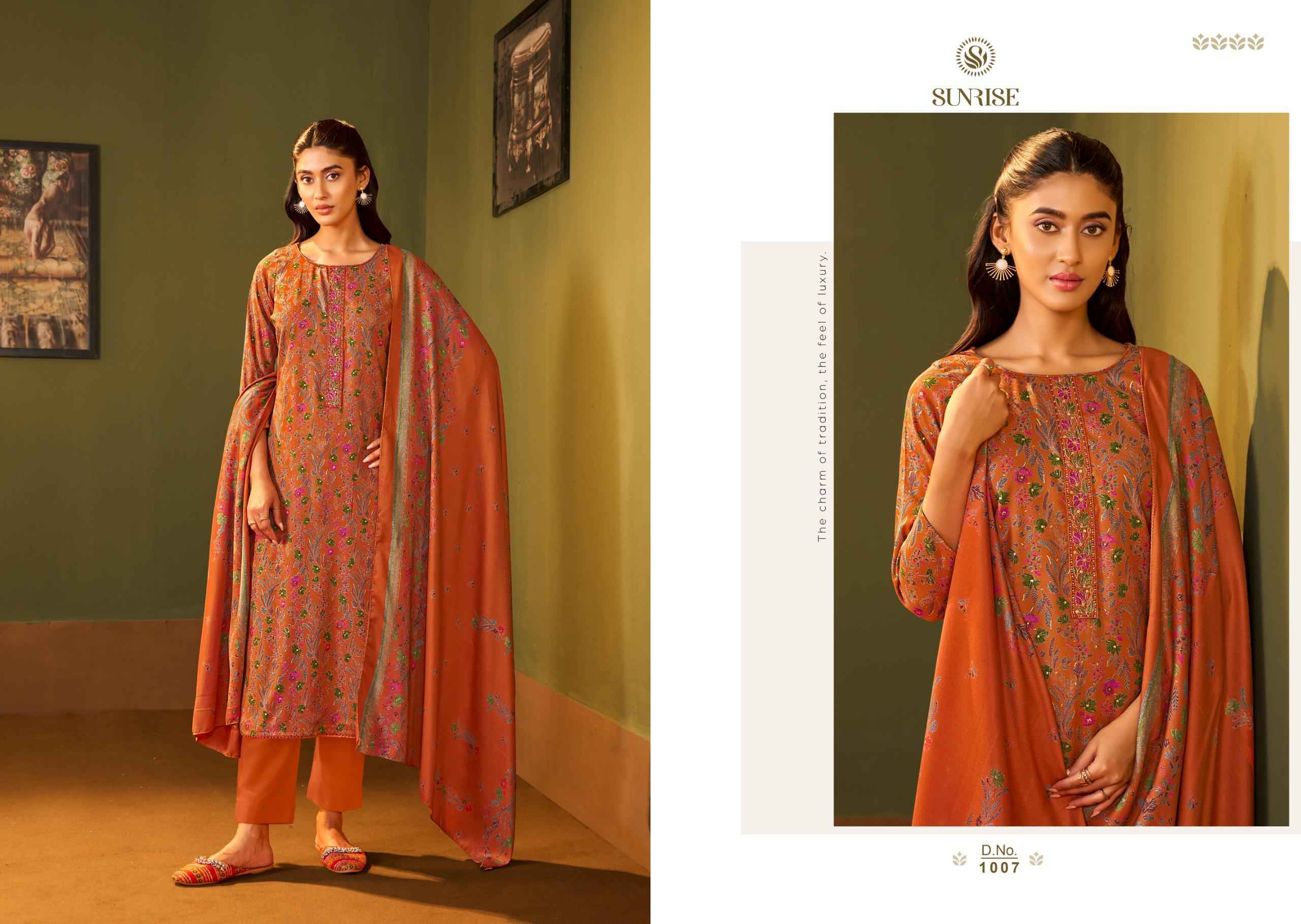 Sunrise Signora Winter Viscose Pashmina Dress Material 8 pcs Catalogue