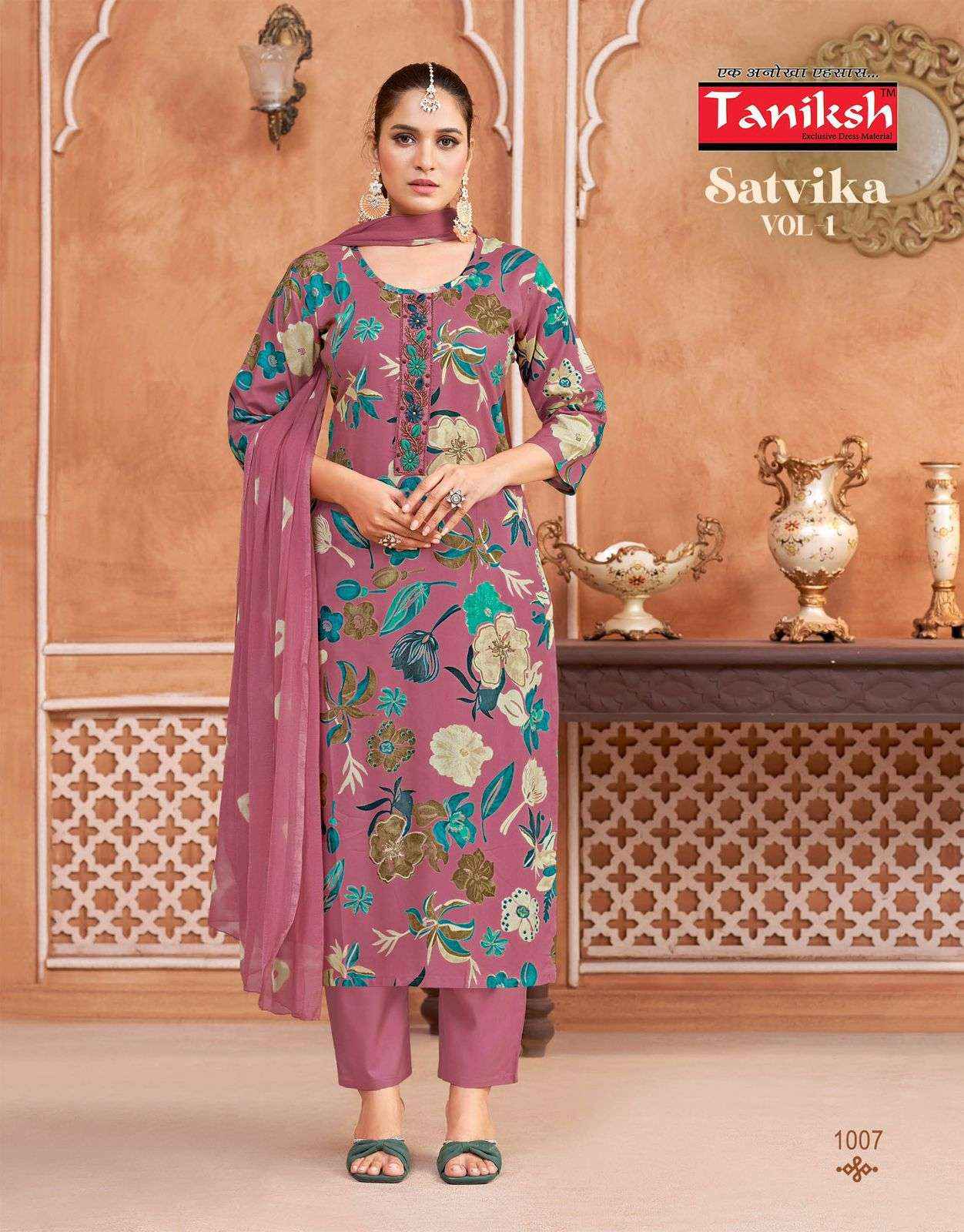 Taniksh Satvika Vol 1 Rayon Kurti Combo 8 pcs Catalogue