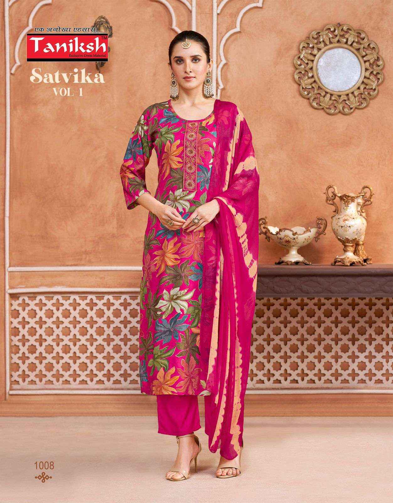 Taniksh Satvika Vol 1 Rayon Kurti Combo 8 pcs Catalogue