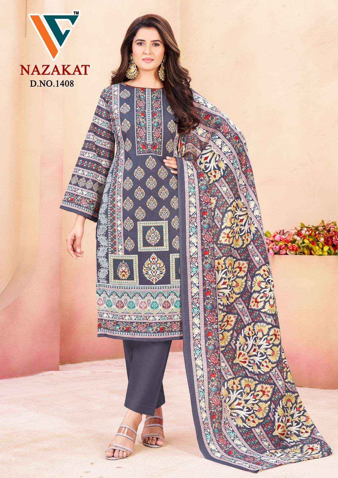 Vandana Creation Nazakat Vol 14 Cotton Dress Material 8 pcs Catalogue