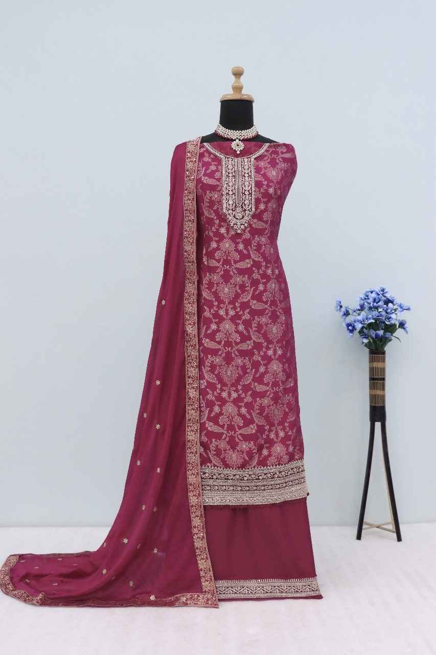 Vinay Fashion D No 69181 to 69186 Jacquard Viscose Dress Material 6 pcs Catalogue