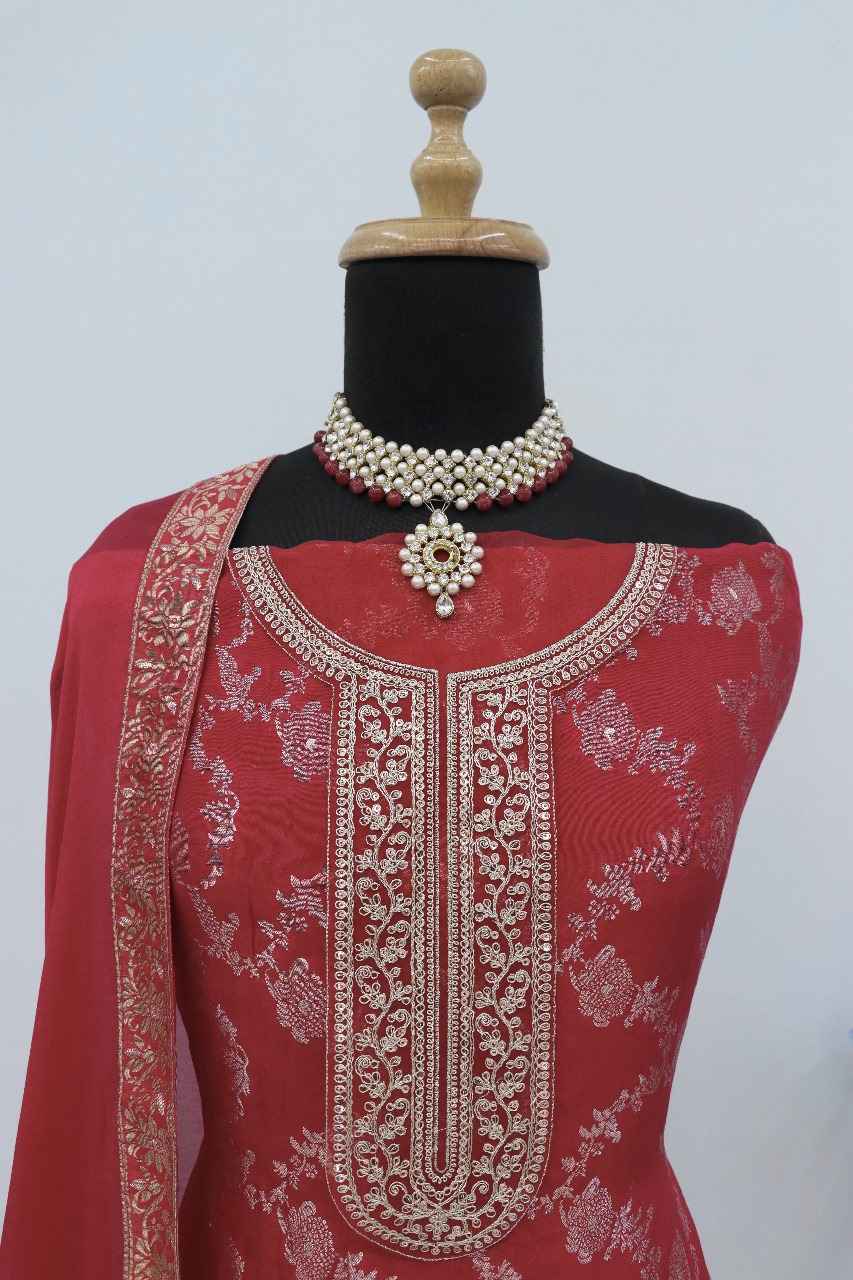 Vinay Fashion D No 69181 to 69186 Jacquard Viscose Dress Material 6 pcs Catalogue