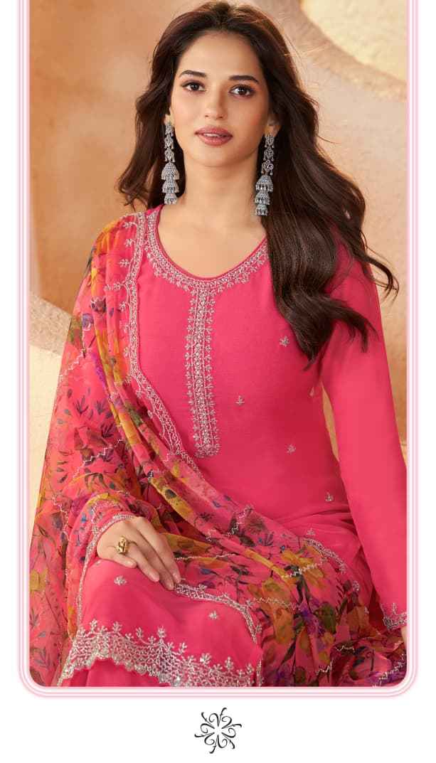 Vinay Fashion Kuleesh Anmol Organza Dress Material 4 pcs Catalogue