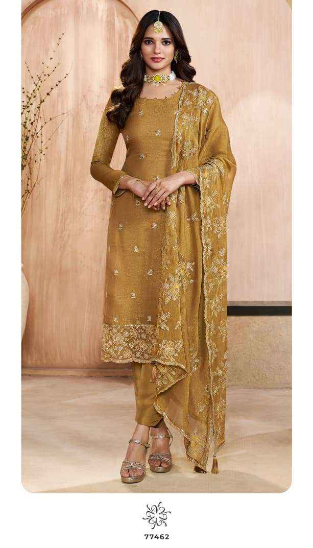 Vinay Fashion Kuleesh Taaj Silk Dress Material 4 pcs Catalogue