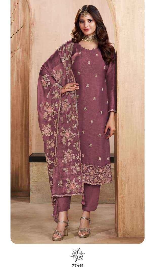 Vinay Fashion Kuleesh Taaj Silk Dress Material 4 pcs Catalogue