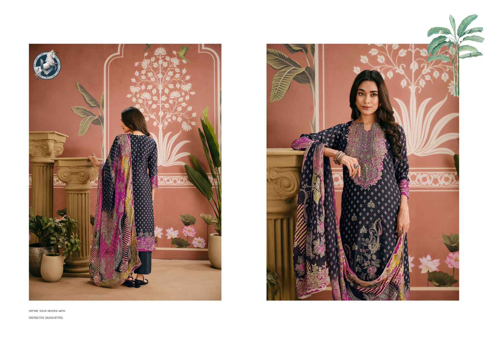 Vivek Parina Vol 31 Modal Silk Dress Material 3 Pcs Catalouge