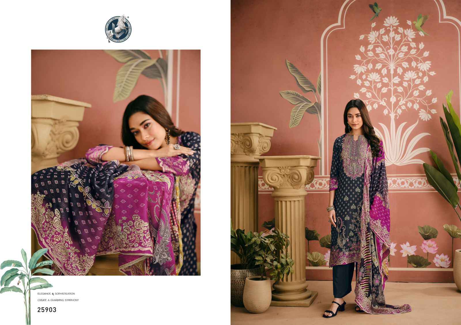 Vivek Parina Vol 31 Modal Silk Dress Material 3 Pcs Catalouge