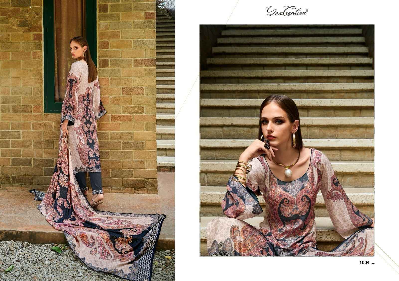 Yes Creation Resham Korean Wool Dress Material 6 pcs Catalogue