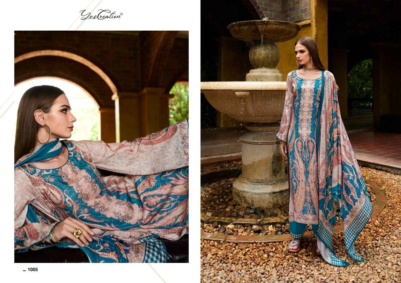 Yes Creation Resham Korean Wool Dress Material 6 pcs Catalogue