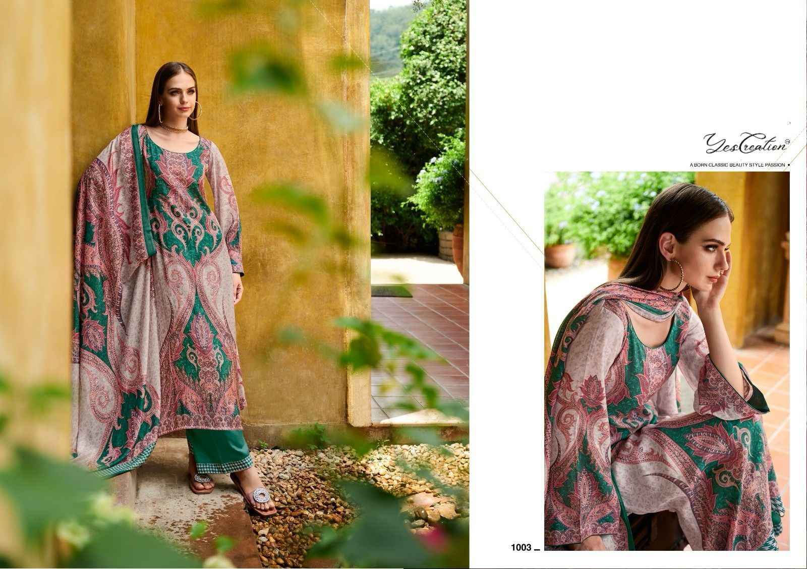 Yes Creation Resham Korean Wool Dress Material 6 pcs Catalogue