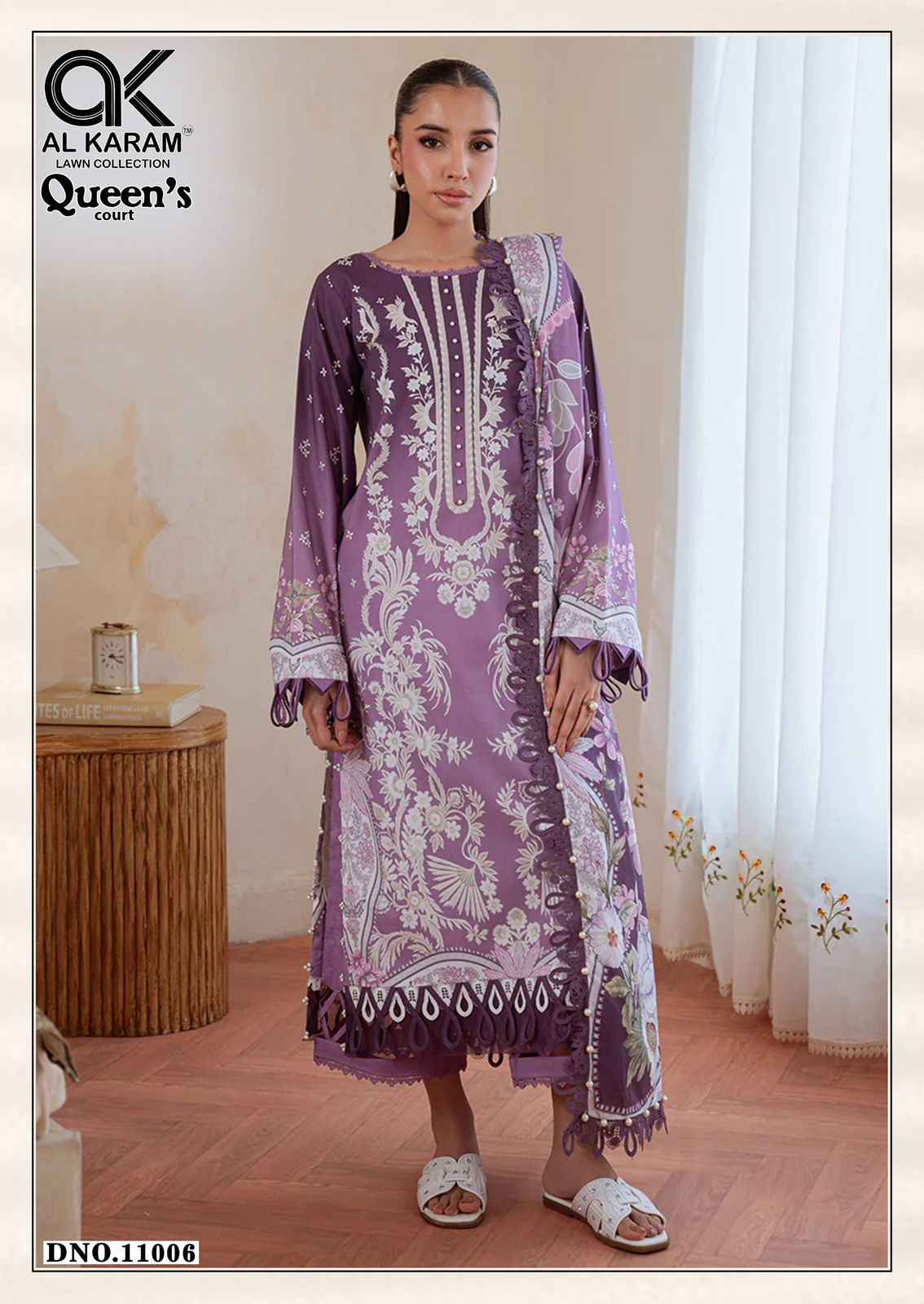 Al Karam Queens Court Vol 11 Cotton Dress Material 6 pcs Catalogue