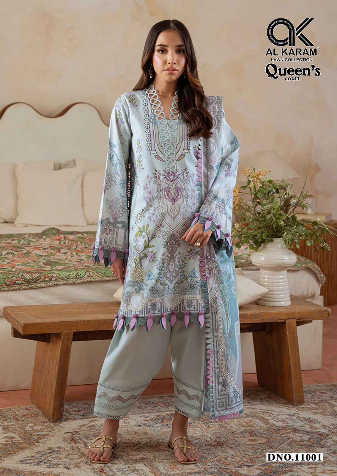 Al Karam Queens Court Vol 11 Cotton Dress Material 6 pcs Catalogue