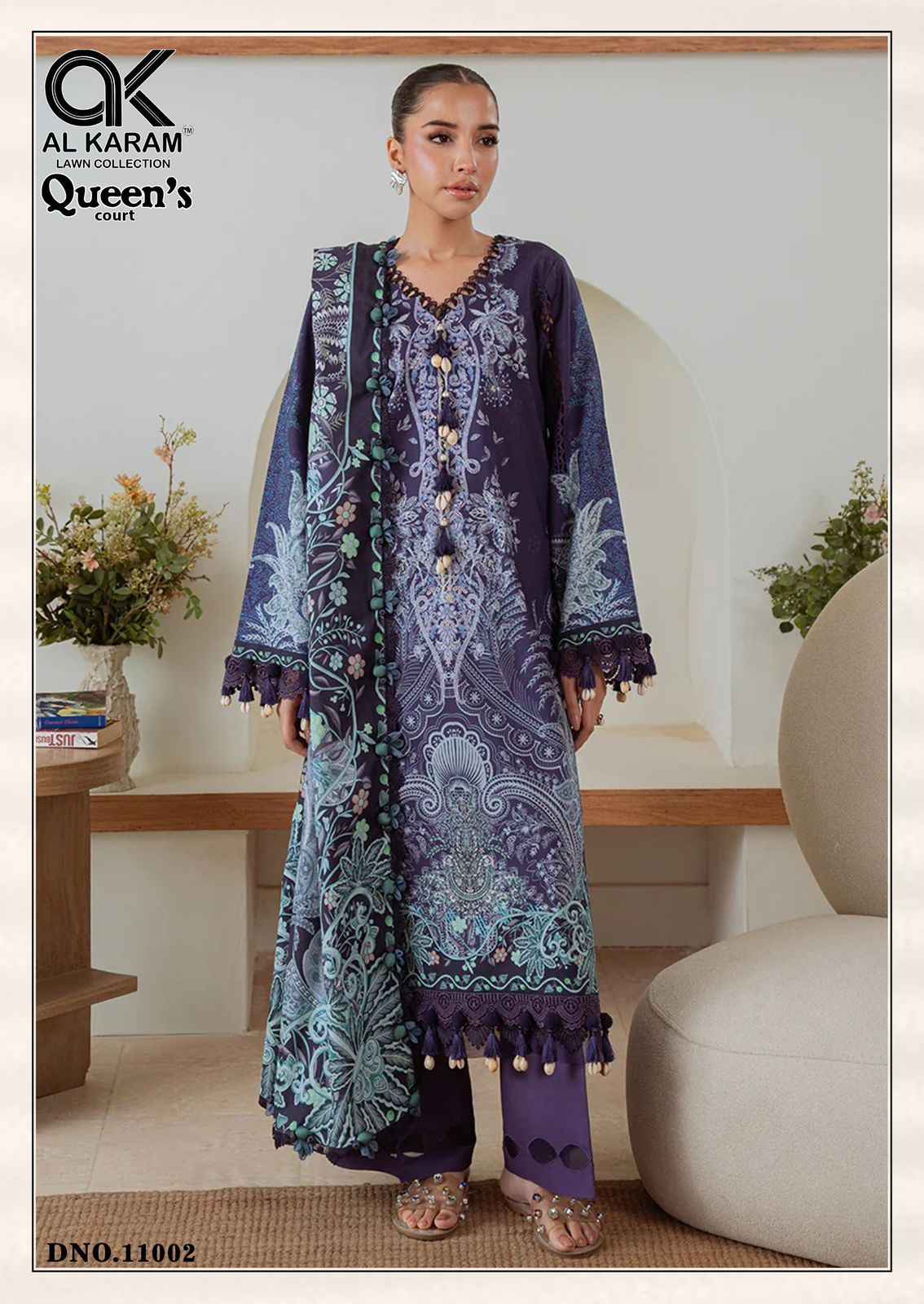 Al Karam Queens Court Vol 11 Cotton Dress Material 6 pcs Catalogue