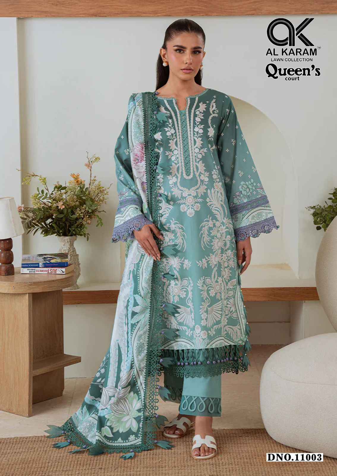 Al Karam Queens Court Vol 11 Cotton Dress Material 6 pcs Catalogue