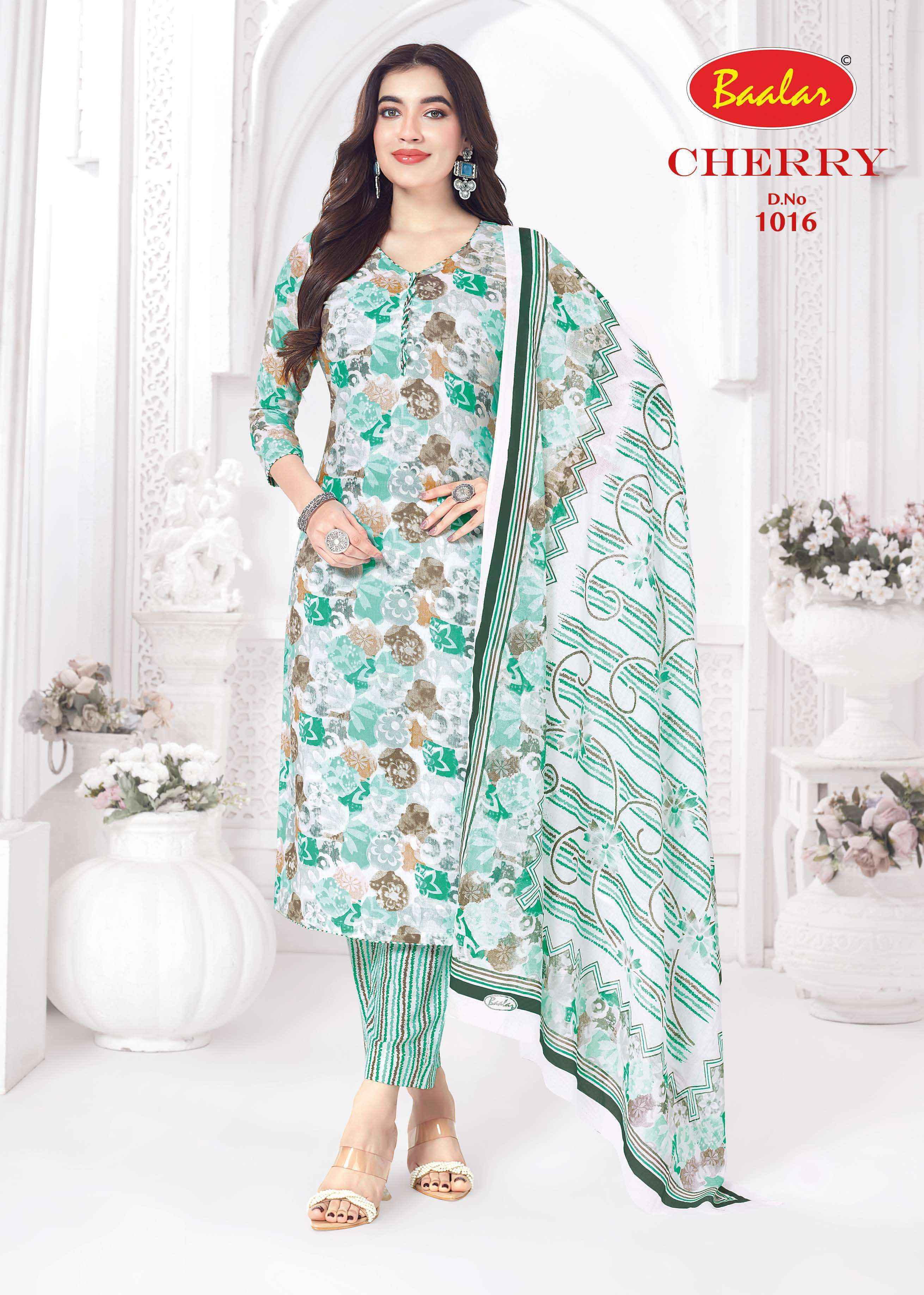 Baalar Cherry Vol 1 Lawn Cotton Dress Material 12 pcs Catalogue