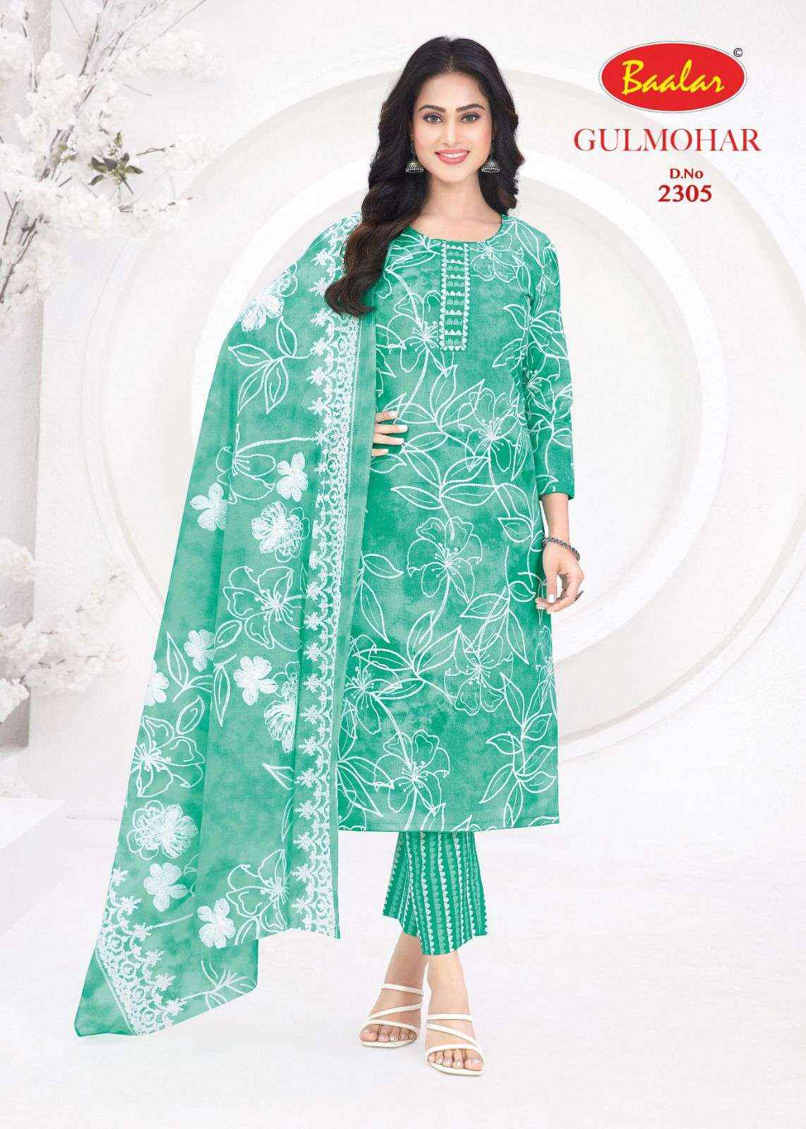 Baalar Gulmohar Vol 3 Cotton Dress Material 12 pcs Catalogue