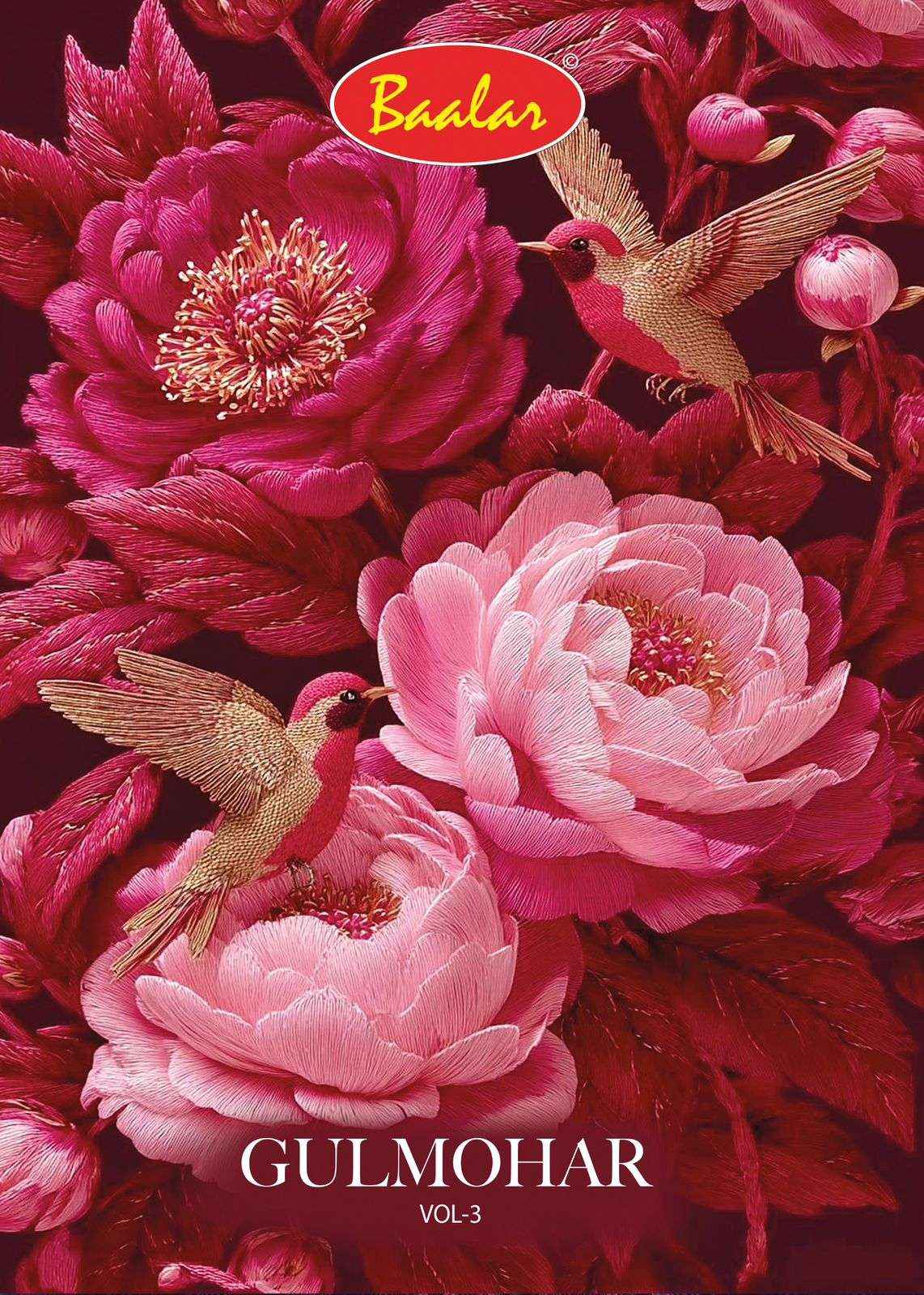 Baalar Gulmohar Vol 3 Cotton Dress Material 12 pcs Catalogue