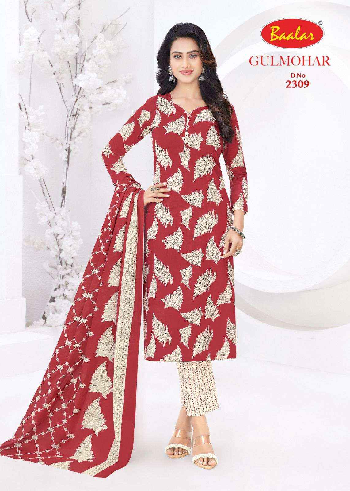 Baalar Gulmohar Vol 3 Cotton Dress Material 12 pcs Catalogue