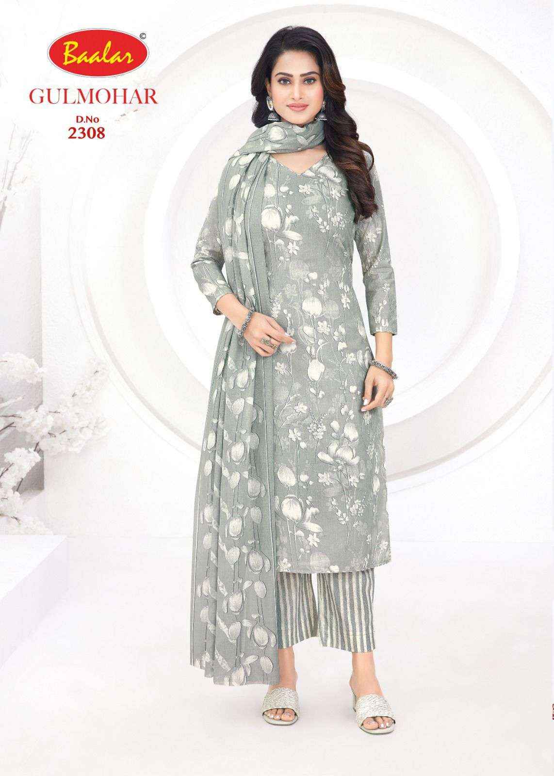 Baalar Gulmohar Vol 3 Cotton Dress Material 12 pcs Catalogue