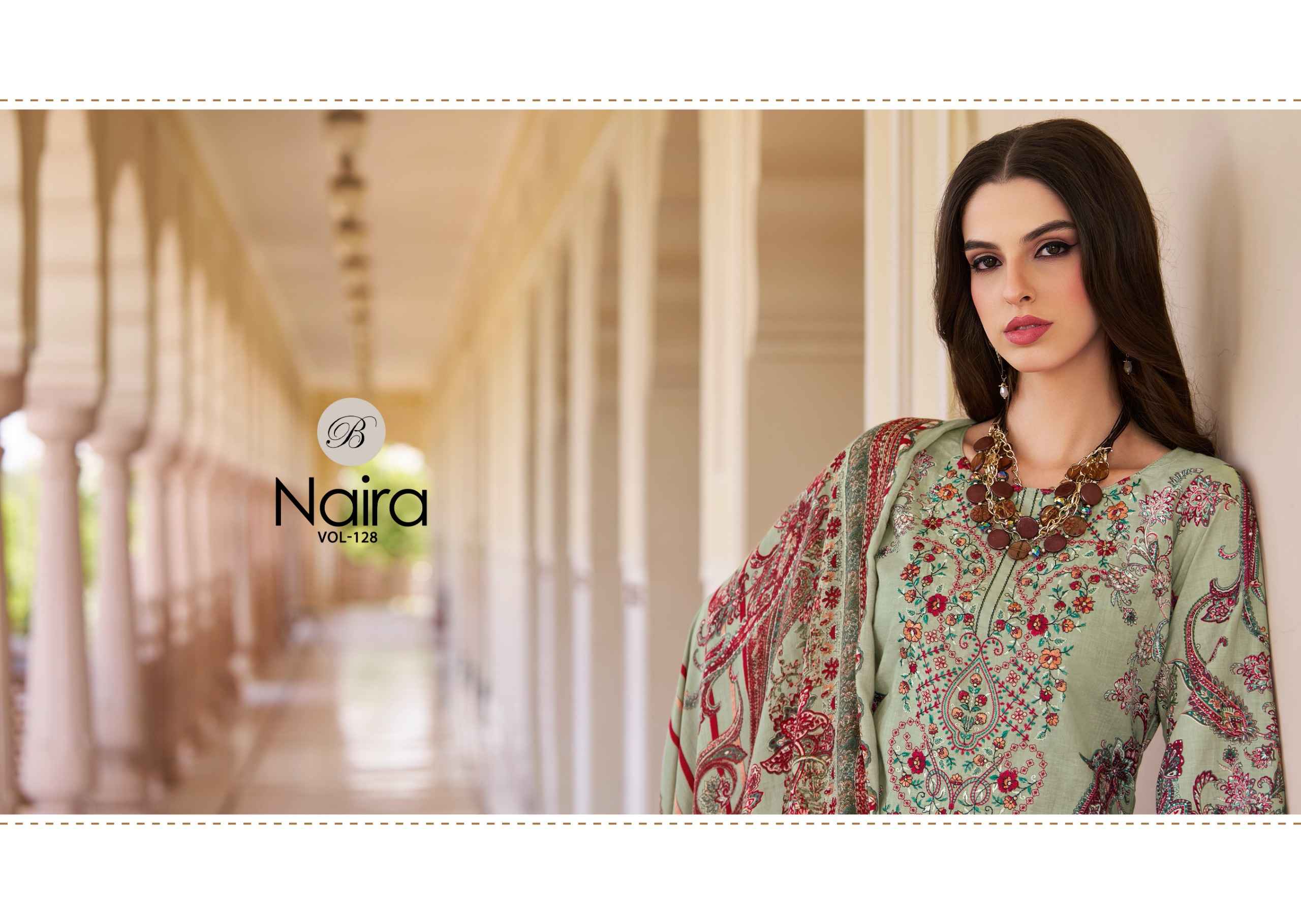 Belliza Naira Vol 128 Cotton Dress Material 8 pcs Cataloge