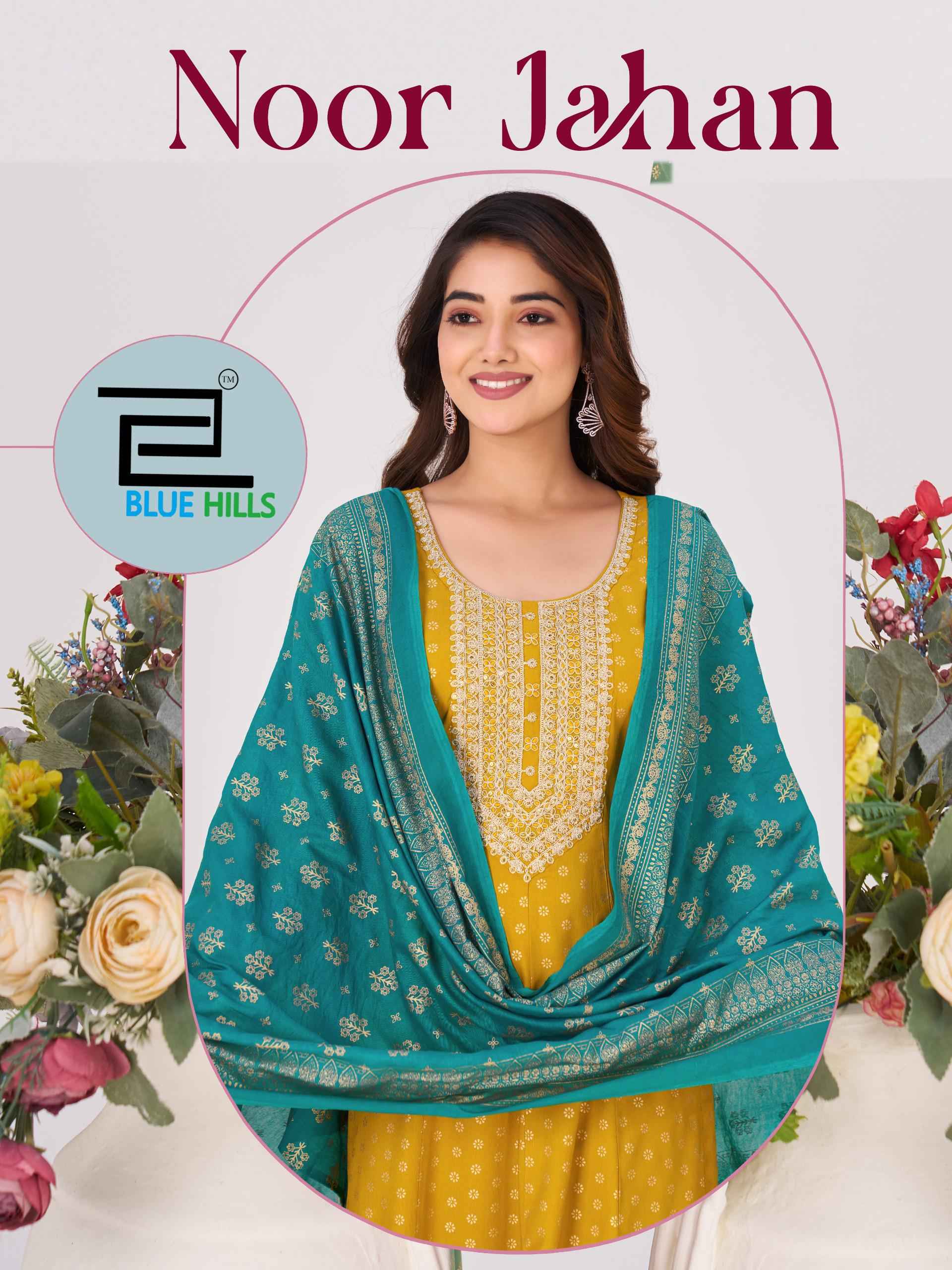 Blue Hills Noor Jahan Rayon Kurti Combo 6 pcs Catalogue