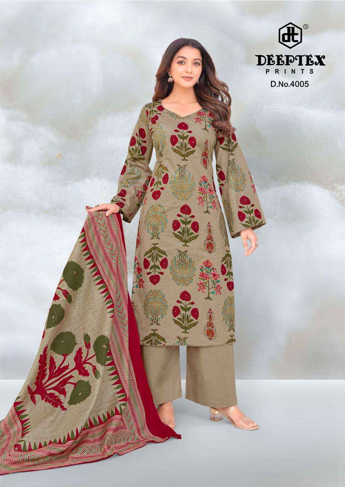 Deeptex Aalia Afreen Vol 4 Lawn Cotton Dress Material 8 pcs Catalogue