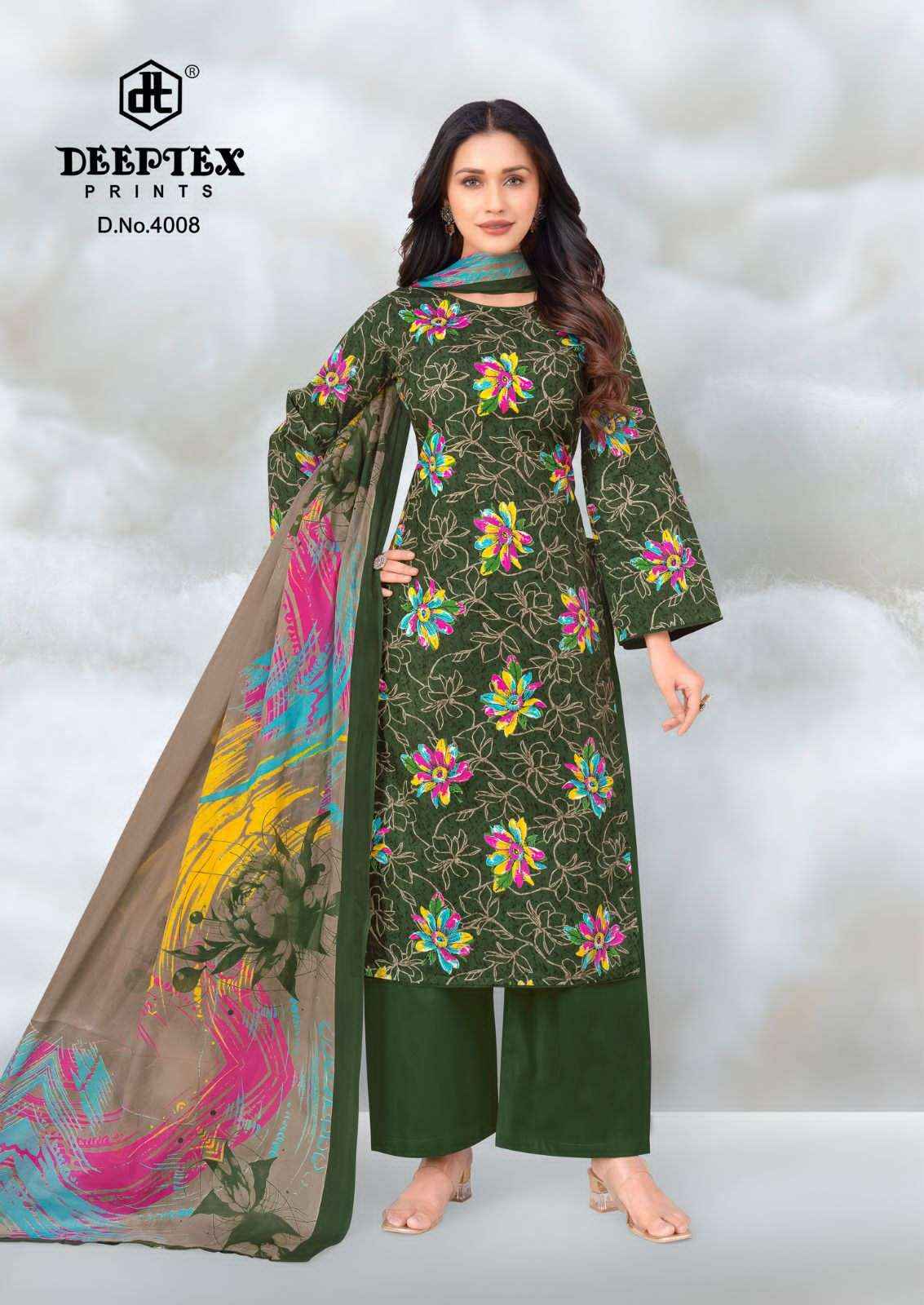 Deeptex Aalia Afreen Vol 4 Lawn Cotton Dress Material 8 pcs Catalogue