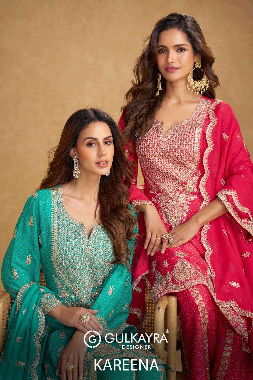 Gulkayra Designer Kareena Readymade Chinon Dress 2 Pc Catalouge