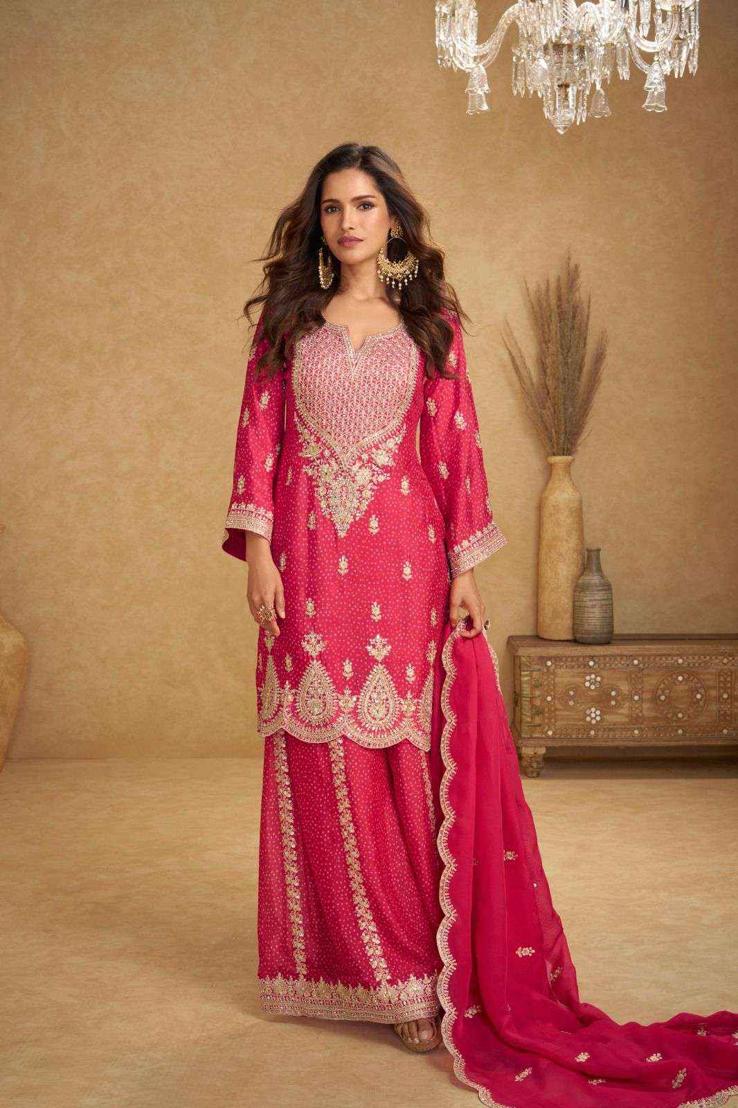 Gulkayra Designer Kareena Readymade Chinon Dress 2 Pc Catalouge