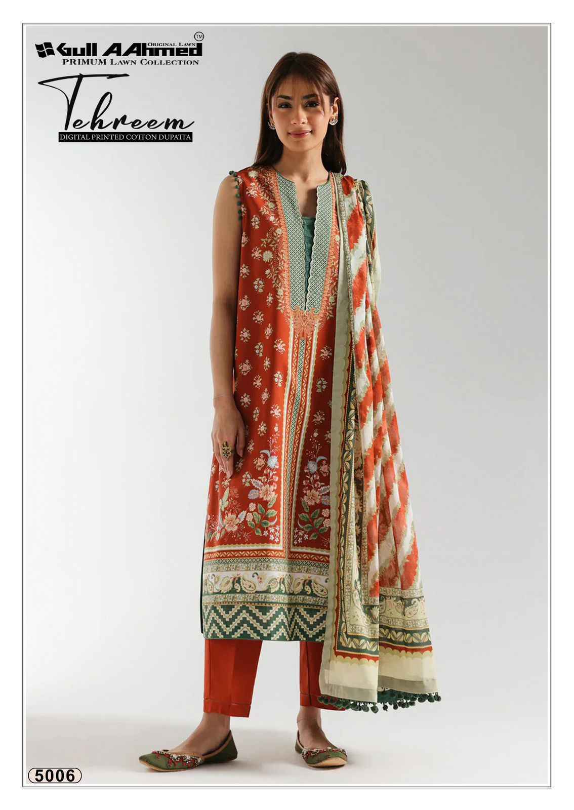 Gull Ahmed Tehreem Vol 5 Cambridge Cotton Dress Material 6 Pc Catalouge