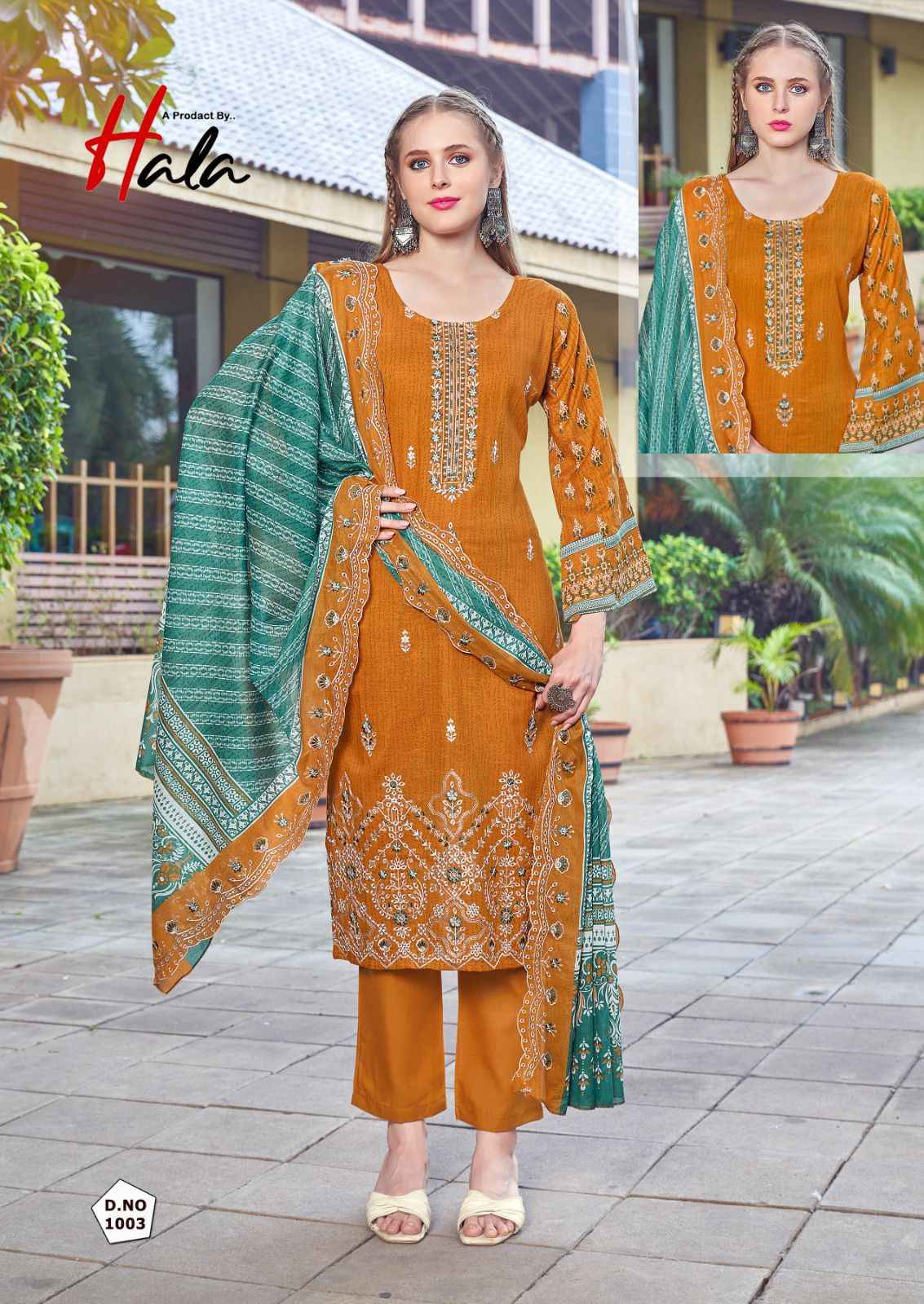 Hala Bin Saeed Vol 22 Cotton Dress Material 6 pcs Catalogue