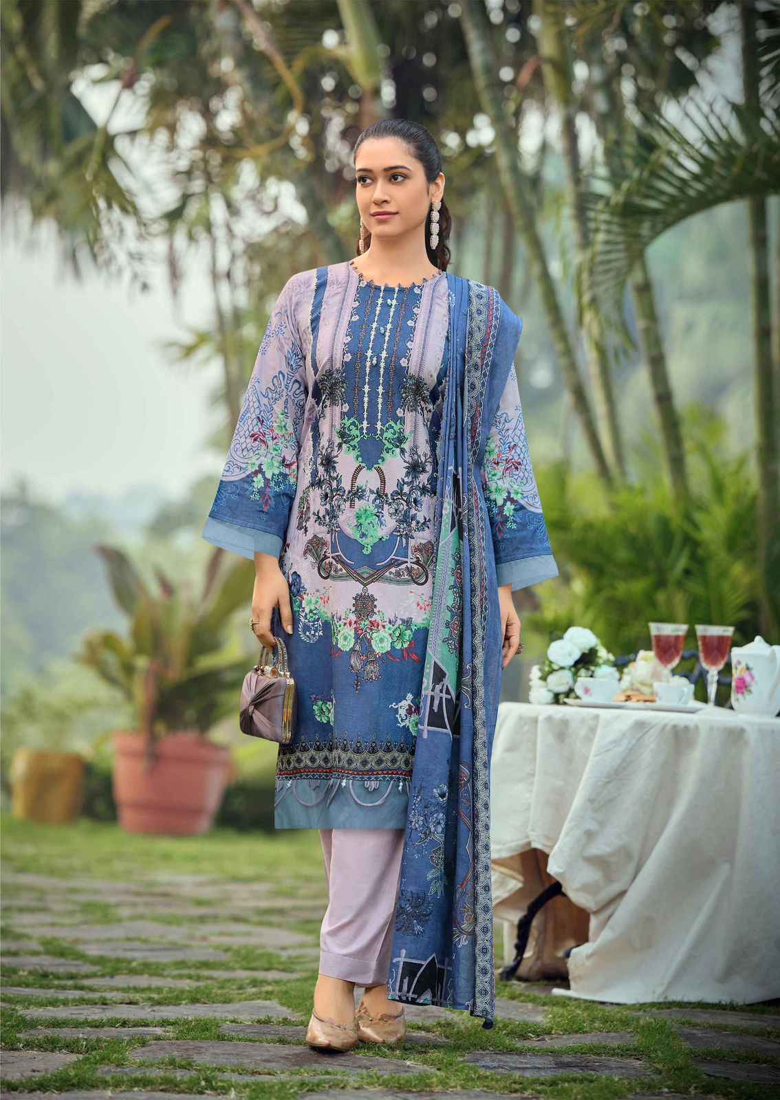 Ishaal Prints Gulmohar Vol 39 Lawn Cotton Dress Material 10 Pc Catalouge