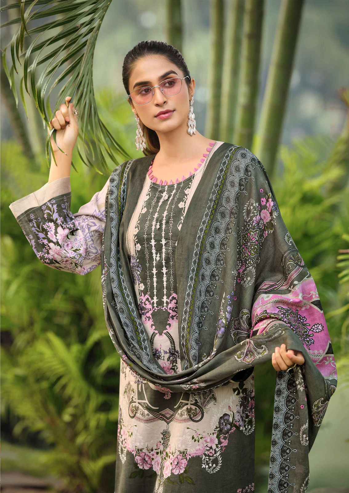 Ishaal Prints Gulmohar Vol 39 Lawn Cotton Dress Material 10 Pc Catalouge