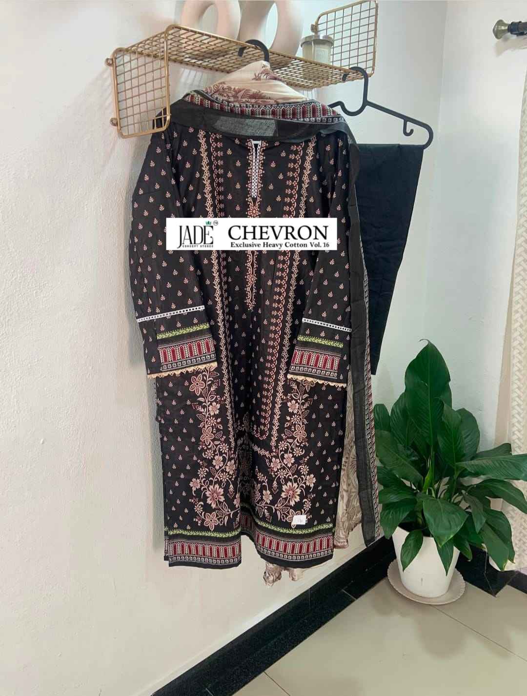 Jade Chevron Vol 16 Readymade Cotton Dress 6 Pc Catalog