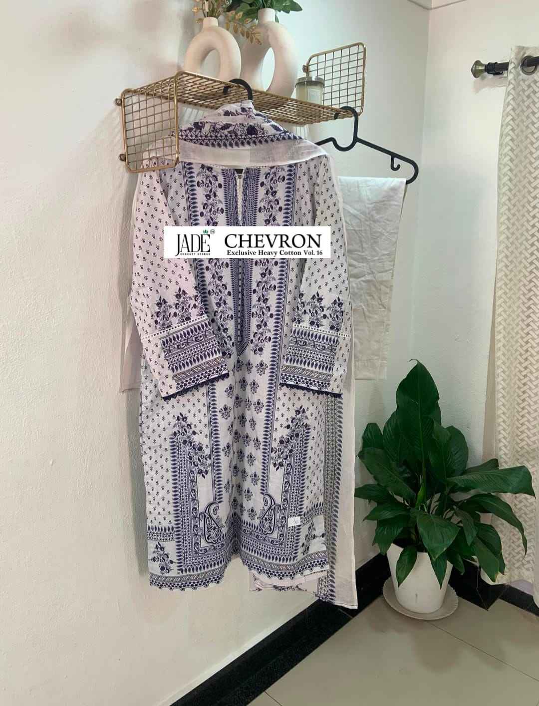 Jade Chevron Vol 16 Readymade Cotton Dress 6 Pc Catalog