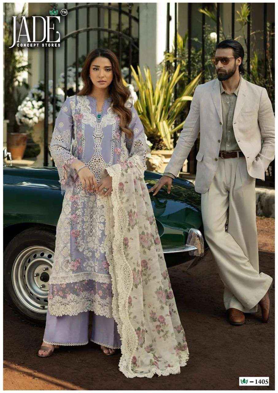 Jade Crimson Vol 14 Readymade Lawn Cotton Dress 6 pc Cataloge