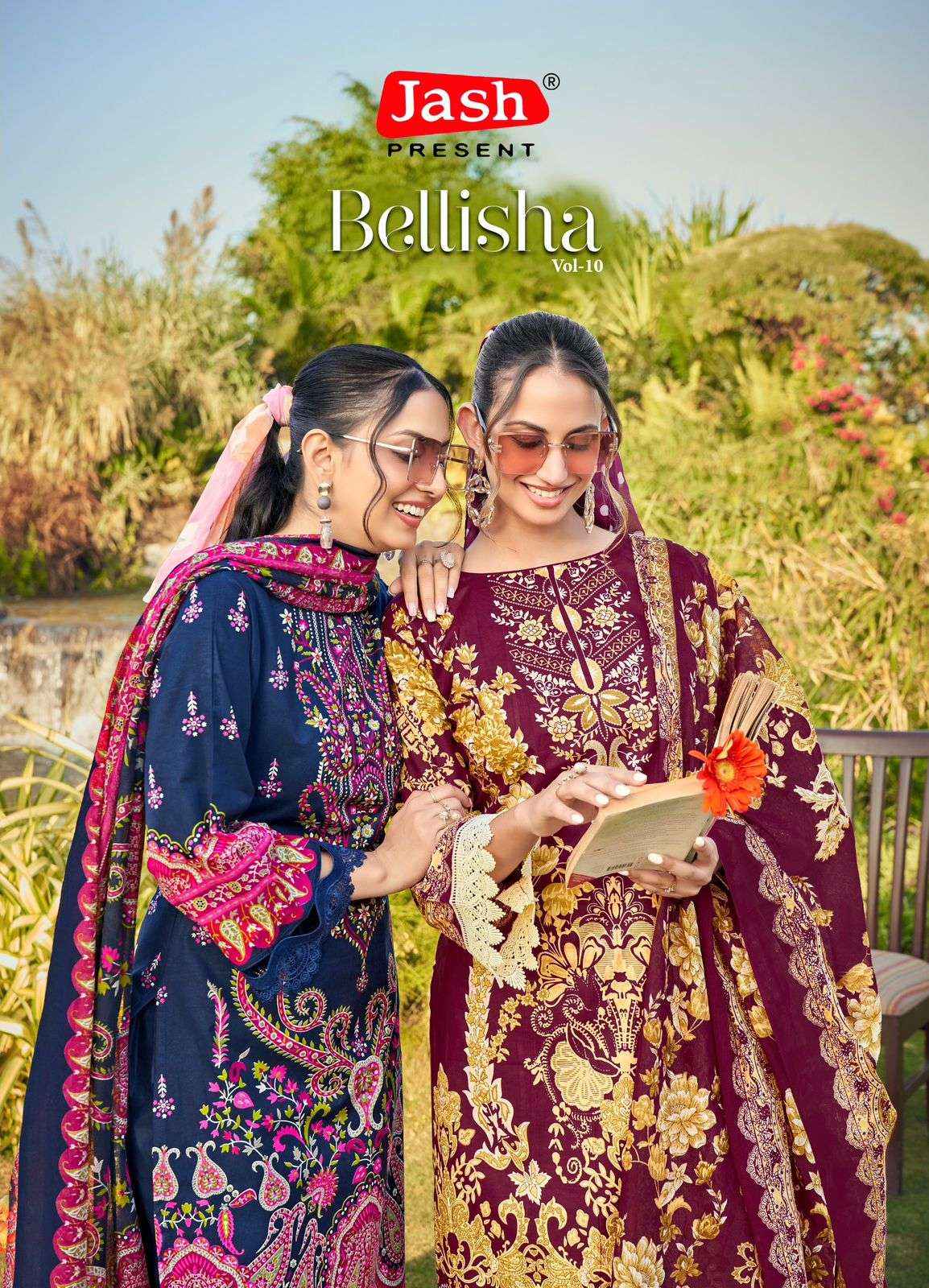 Jash Bellisha Vol 10 Cotton Dress Material 10 pcs Catalogue