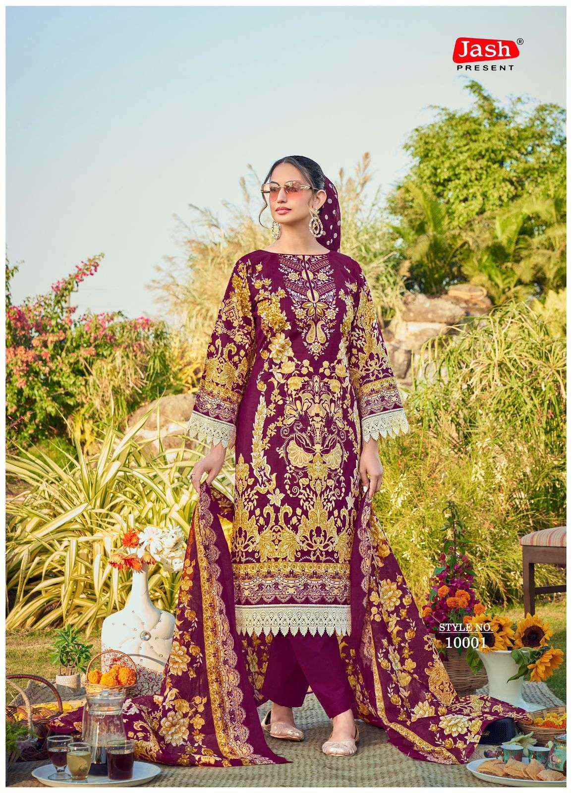 Jash Bellisha Vol 10 Cotton Dress Material 10 pcs Catalogue