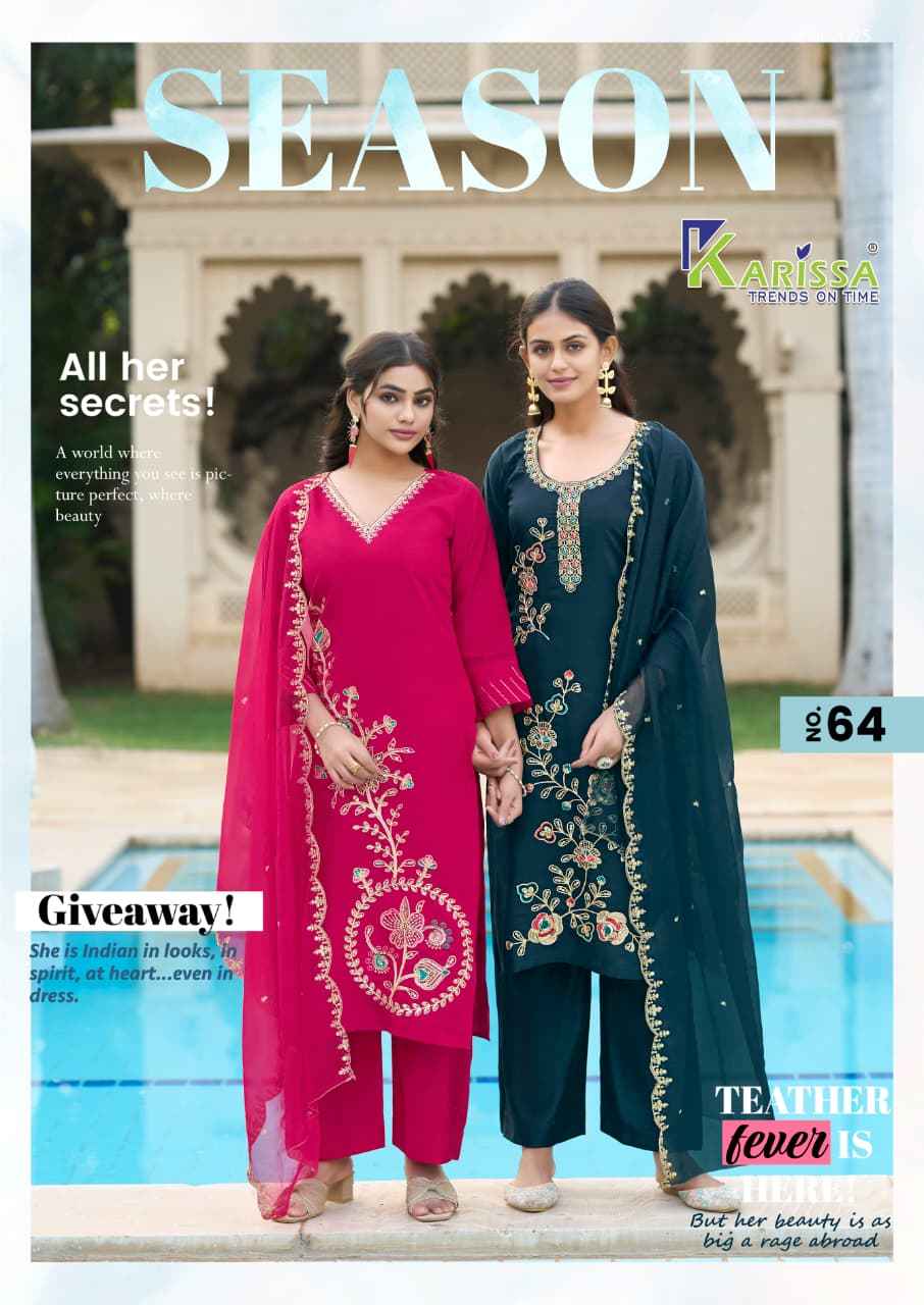 Karissa Season Viscose Kurti Combo 6 pcs Catalogue