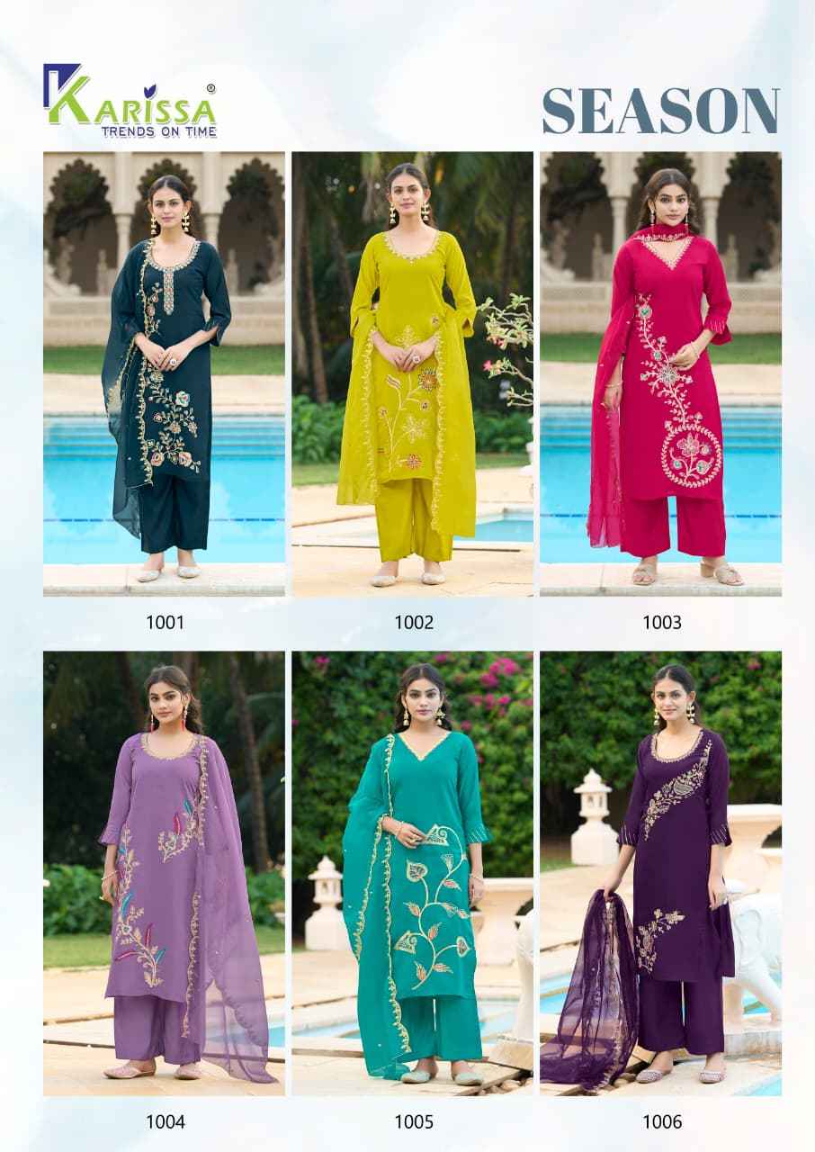 Karissa Season Viscose Kurti Combo 6 pcs Catalogue