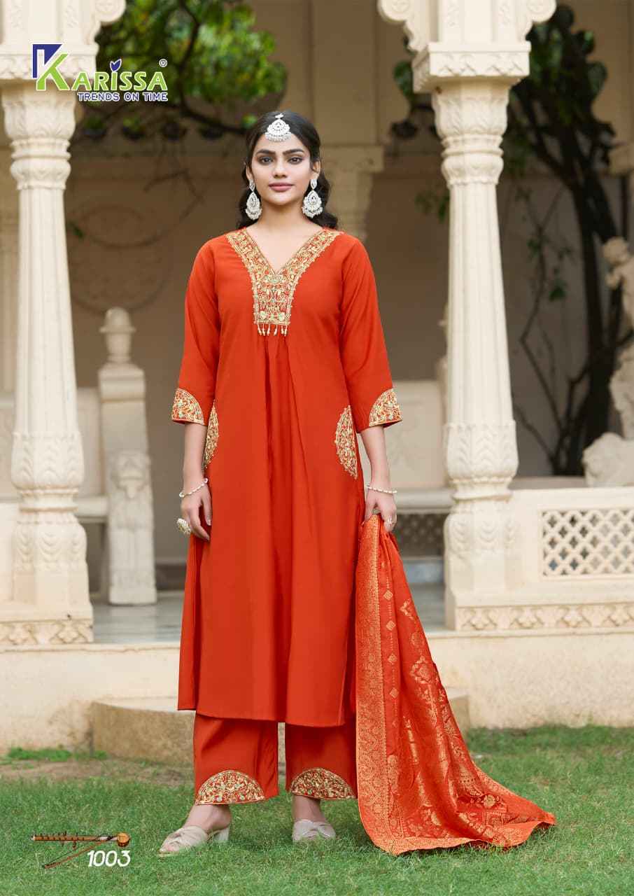 Karissa Titalee Viscose Roman Kurti Combo 4 pcs Catalogue