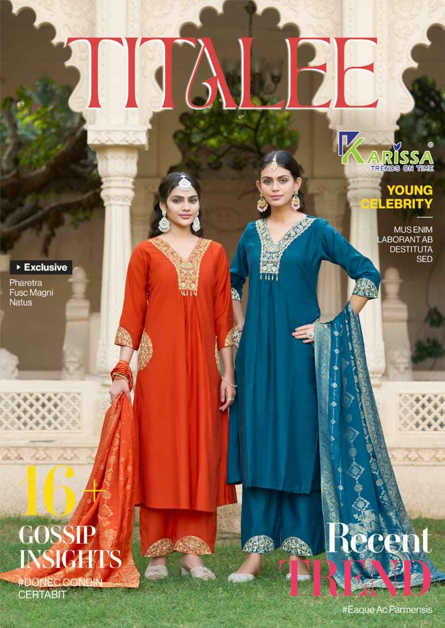 Karissa Titalee Viscose Roman Kurti Combo 4 pcs Catalogue